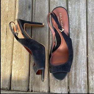 Women's Cole Haan Grand OS open toe 3 inch heels